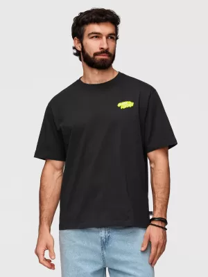 Pánské triko OMBRE OM-TSPT-0288 BLACK