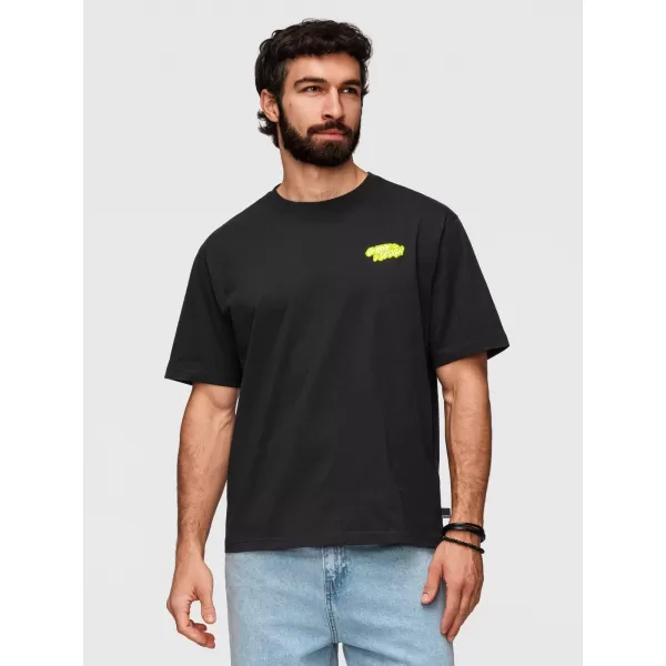  Pánské triko OMBRE OM-TSPT-0288 BLACK 