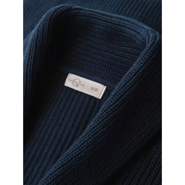  Pánský kardigan OMBRE OM-SWCD-0200 NAVY BLUE 