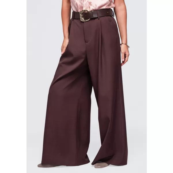  Dámské kalhoty OMBRE OW-PA-E0019 BROWN 