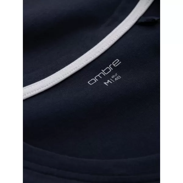  Pánské tričko OMBRE L172 NAVY BLUE 