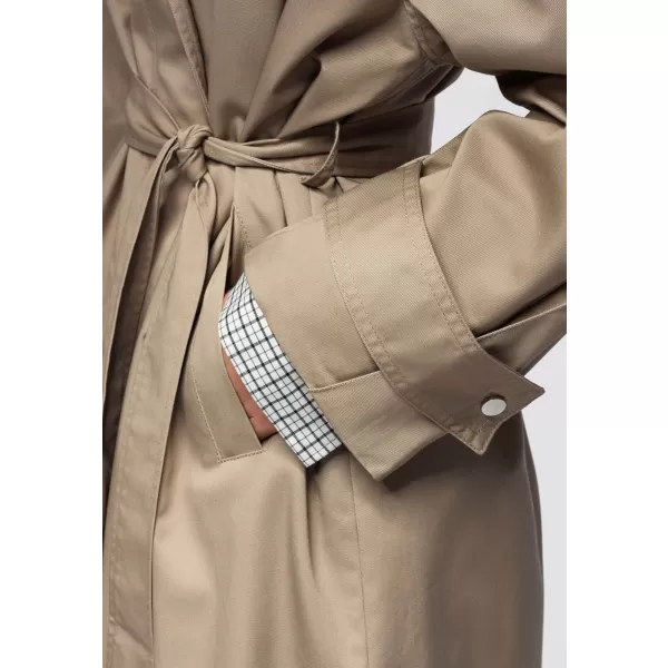  Dámský kabát OMBRE OW-CT-E0002 BEIGE 