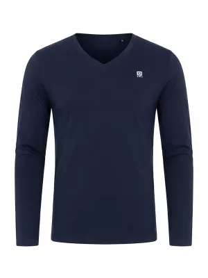 Pánské tričko OMBRE L172 NAVY BLUE