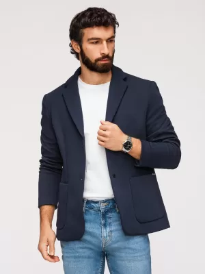 Pánská bunda OMBRE M167 NAVY BLUE