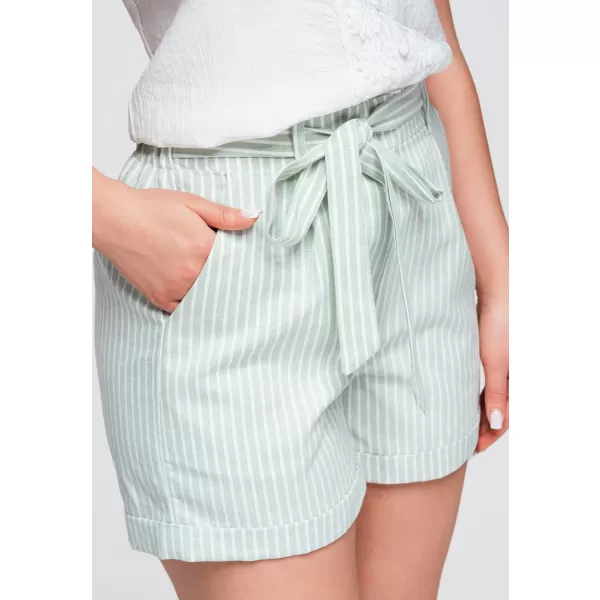  Dámské kraťasy OMBRE OW-ST-E0005 LIGHT GREEN 