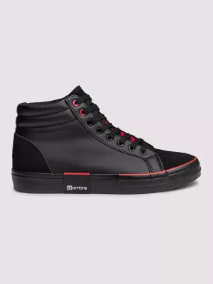 Pánské kotníkové tenisky OMBRE OM-FOTH-0240 BLACK