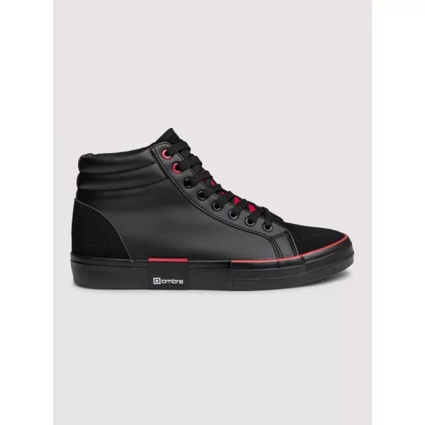  Pánské kotníkové tenisky OMBRE OM-FOTH-0240 BLACK 