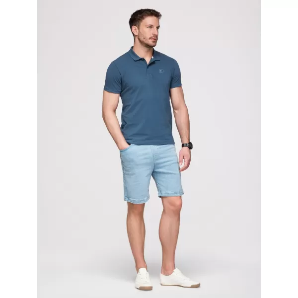  Pánské triko s límečkem OMBRE OM-POBS-0171 WHITE/MAROON/DARK BLUE 