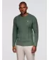Pánský svetr OMBRE OM-SWSW-0190 MUTED GREEN