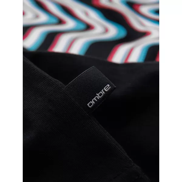  Pánské triko OMBRE OM-TSPT-0286 BLACK 