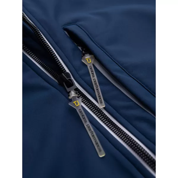  Pánská softshellová bunda OMBRE C581 NAVY BLUE 