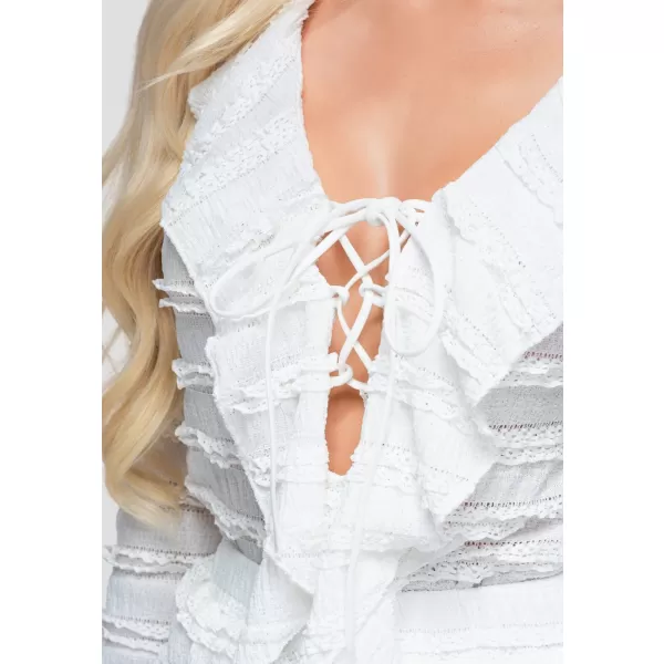  Dámská blůza OMBRE OW-TS-E0067 WHITE 