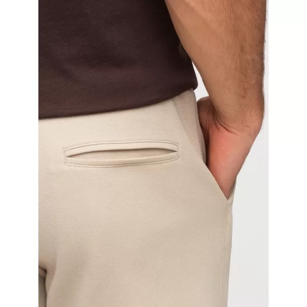  Pánské kraťasy OMBRE OM-SRSK-0124 BEIGE 