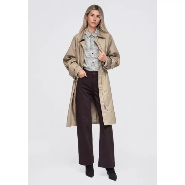  Dámský kabát OMBRE OW-CT-E0002 BEIGE 