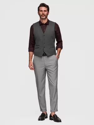 Pánské kalhoty OMBRE P1525 GREY