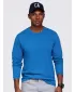 Pánské tričko OMBRE OM-LSBL-0142 BLUE