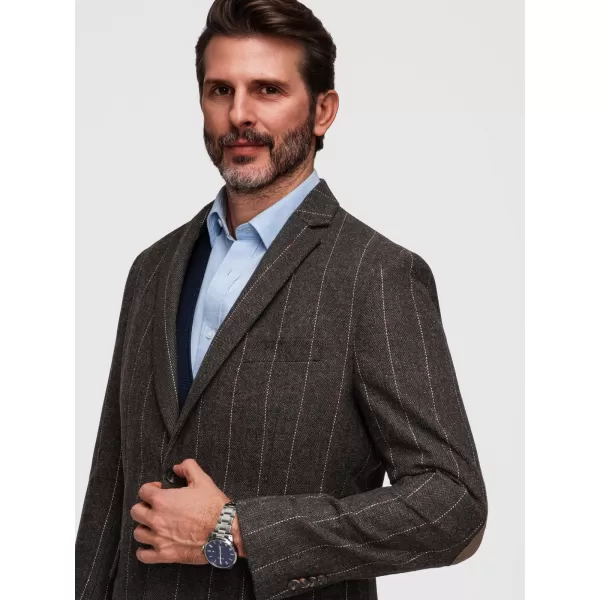  Pánské sako OMBRE M166 DARK BROWN 
