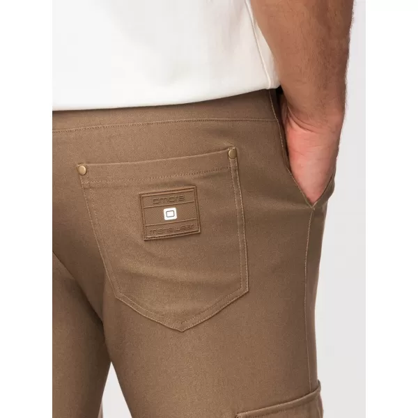  Pánské kalhoty OMBRE P1515 OLIVE 