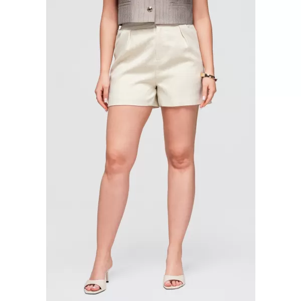  Dámské kraťasy OMBRE OW-ST-E0010 BEIGE 