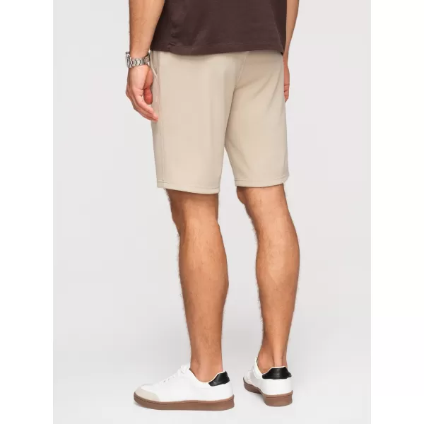 Pánské kraťasy OMBRE OM-SRSK-0124 BEIGE 