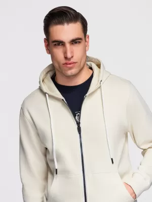 Pánská mikina OMBRE OM-SSBZ-0272 CREAM