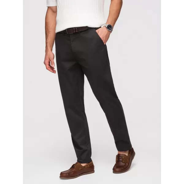  Pánské kalhoty OMBRE OM-PACP-0293 BLACK 