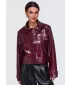 Dámská bunda OMBRE OW-JAFL-0145 BURGUNDY