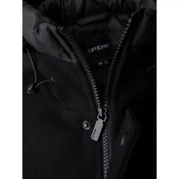  Pánská parka OMBRE OM-COWC-0161 BLACK 