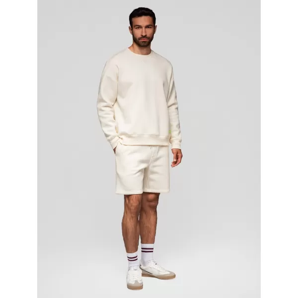  Pánský set kraťas OMBRE Z129 CREAM/LIGHT BROWN 