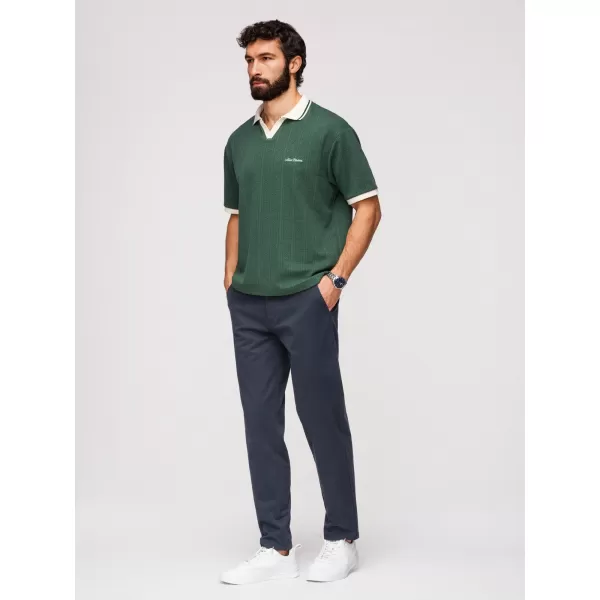  Pánské kalhoty OMBRE OM-PACP-0293 NAVY BLUE 