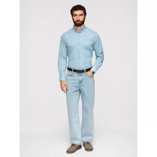  Pánská košile OMBRE K702 LIGHT BLUE 