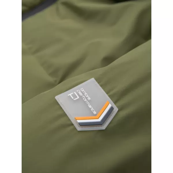  Pánská zimní prošívaná bunda OMBRE OM-JAHP-0305 OLIVE 