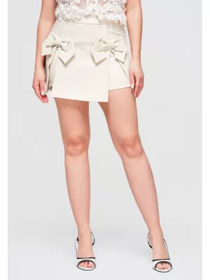 Dámské kraťasy OMBRE OW-ST-E0013 BEIGE