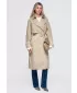 Dámský kabát OMBRE OW-CT-E0004 BEIGE
