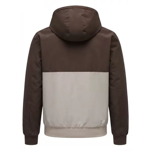 Pánská bunda OMBRE C584 BROWN AND BEIGE 