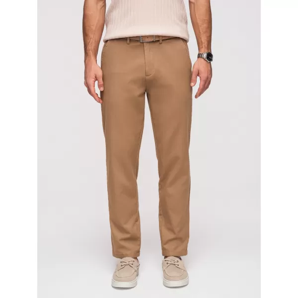  Pánské kalhoty OMBRE OM-PACP-0294 BROWN 