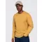 Pánské tričko OMBRE OM-LSBL-0142 MUSTARD