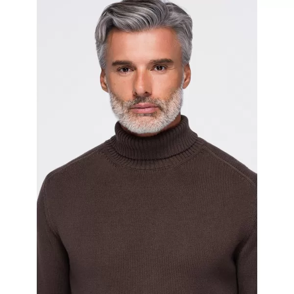  Pánský rolák OMBRE OM-SWTN-0192 BROWN 