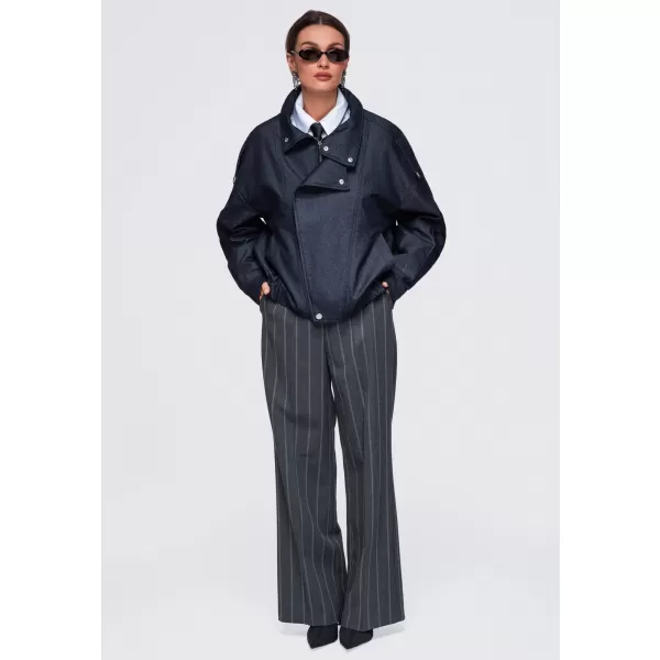  Dámská bunda OMBRE OW-JALP-0137 NAVY BLUE 