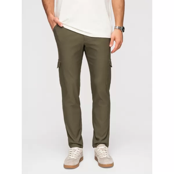  Pánské kalhoty OMBRE P1515 DARK OLIVE GREEN 