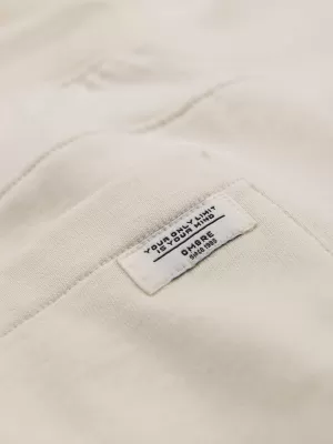 Pánské tepláky OMBRE OM-PABS-0305 CREAM