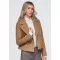 Dámské sako OMBRE OW-BL-E0008 CAMEL