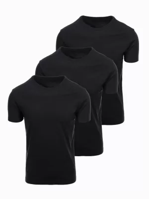 Pánské triko OMBRE OM-TSBS-0268 BLACK