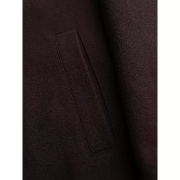  Pánský kabát OMBRE OM-COWC-0156 DARK BROWN 