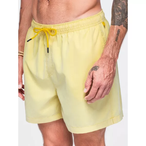  Pánské kraťasy OMBRE OM-SRSS-0216 YELLOW 