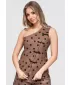 Dámská blůza OMBRE OW-TS-E0061 BROWN