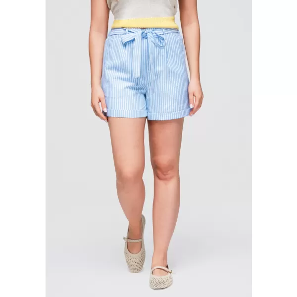  Dámské kraťasy OMBRE OW-ST-E0005 LIGHT BLUE 