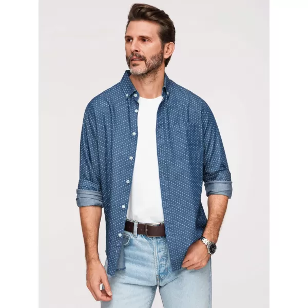  Pánská košile OMBRE K702 BLUE 