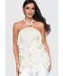 Dámská blůza OMBRE OW-TS-E0077 BEIGE