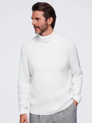Pánský rolák OMBRE OM-SWTN-0189 WHITE